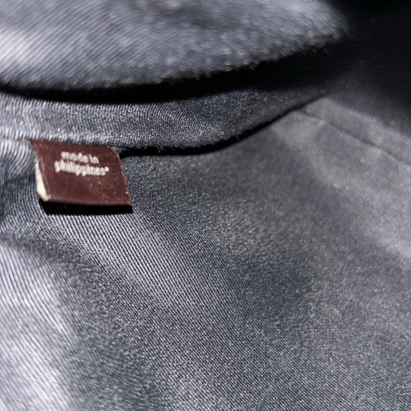 Coach Story Patch Corner Zip Wristlet Pouch Clutch Navy - Picture 6 of 6